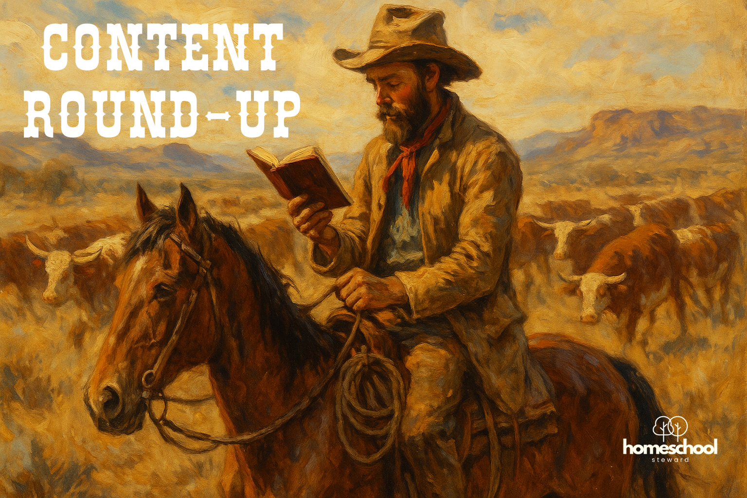 Homeschool dad on the content round-up